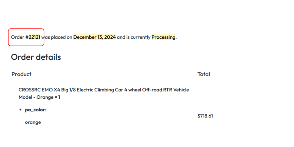 Cancel an order | Udumag Toys