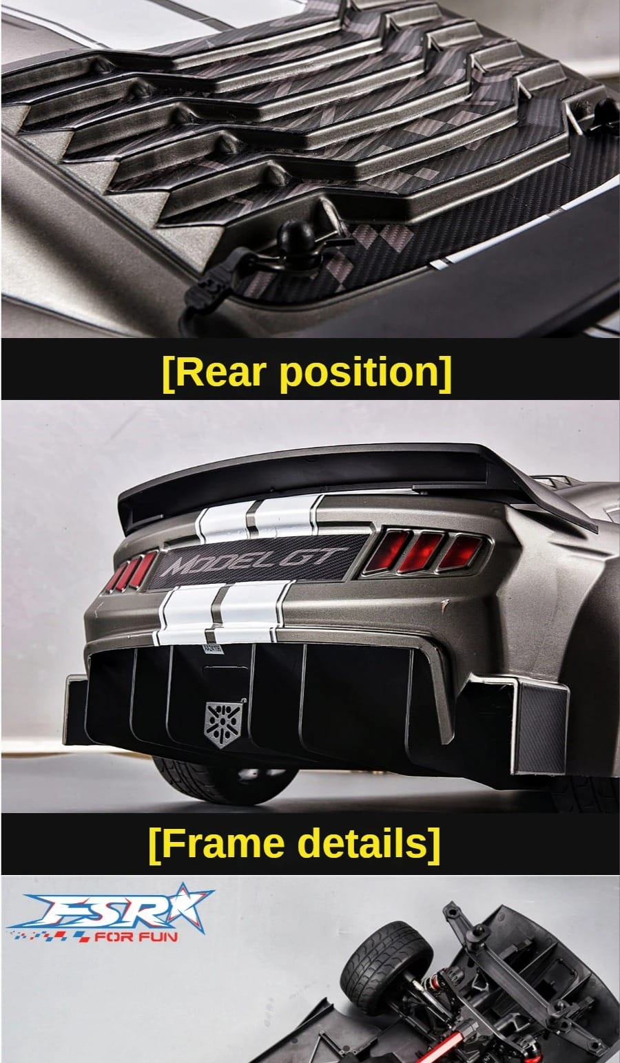 1/7 Scale FSR GT RC Speed 160KMH Flat Running Racing Car | Udumag Toys