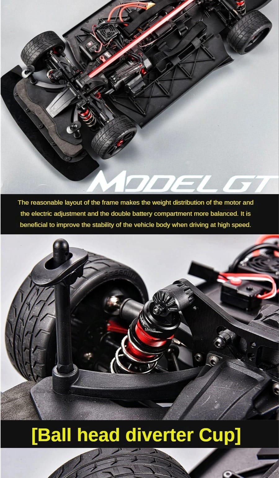 1/7 Scale FSR GT RC Speed 160KMH Flat Running Racing Car | Udumag Toys