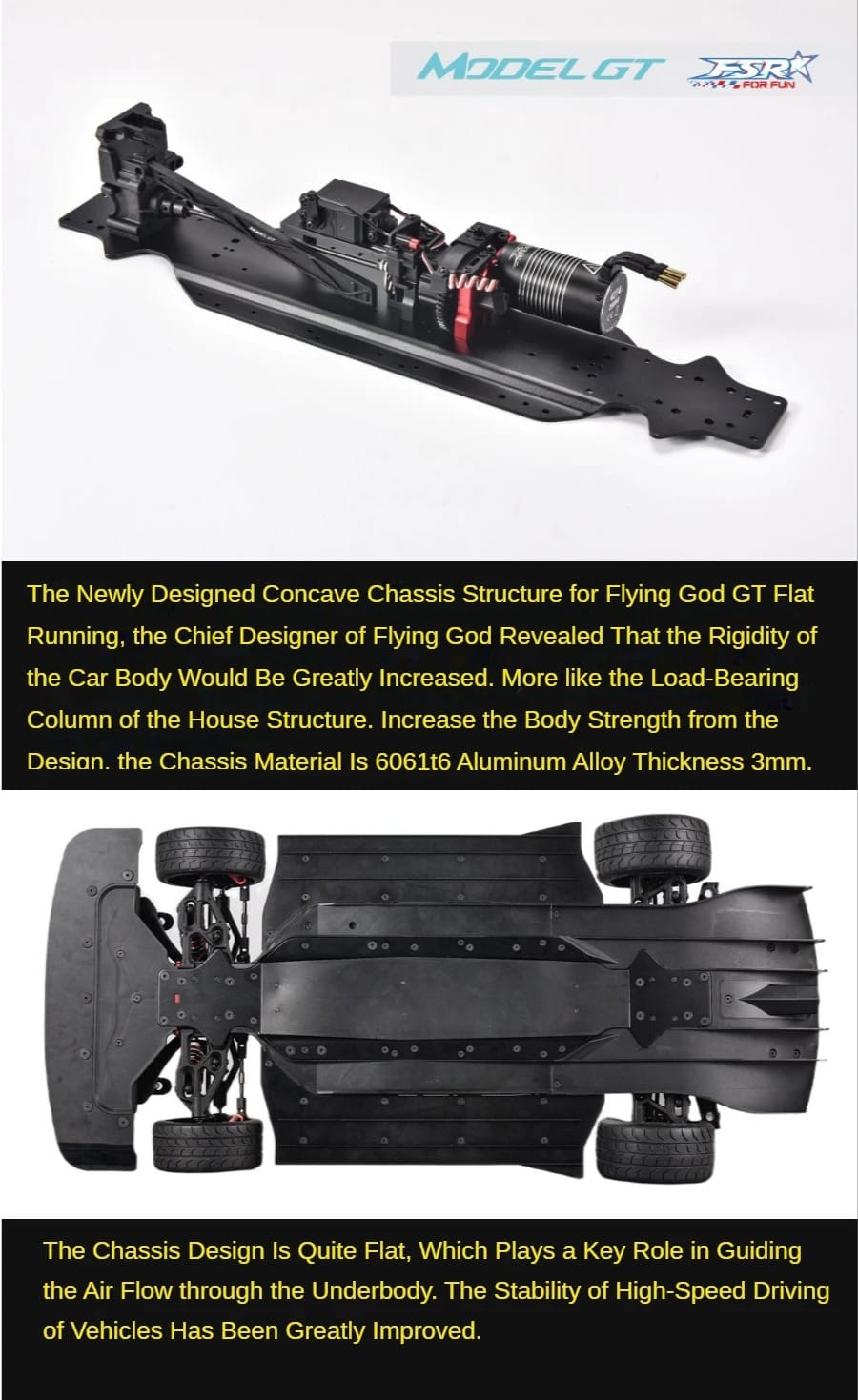 1/7 Scale FSR GT RC Speed 160KMH Flat Running Racing Car | Udumag Toys