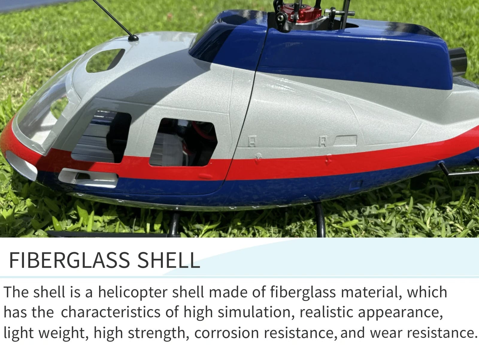 RC Helicopter AS350 450 Scale 6CH GPS with H1 Flight Control RTF | Udumag Toys