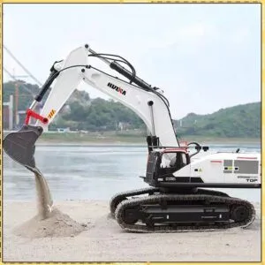 RC Metal Excavator 1594 1/14 HUINA 22CH Engineering Vehicle