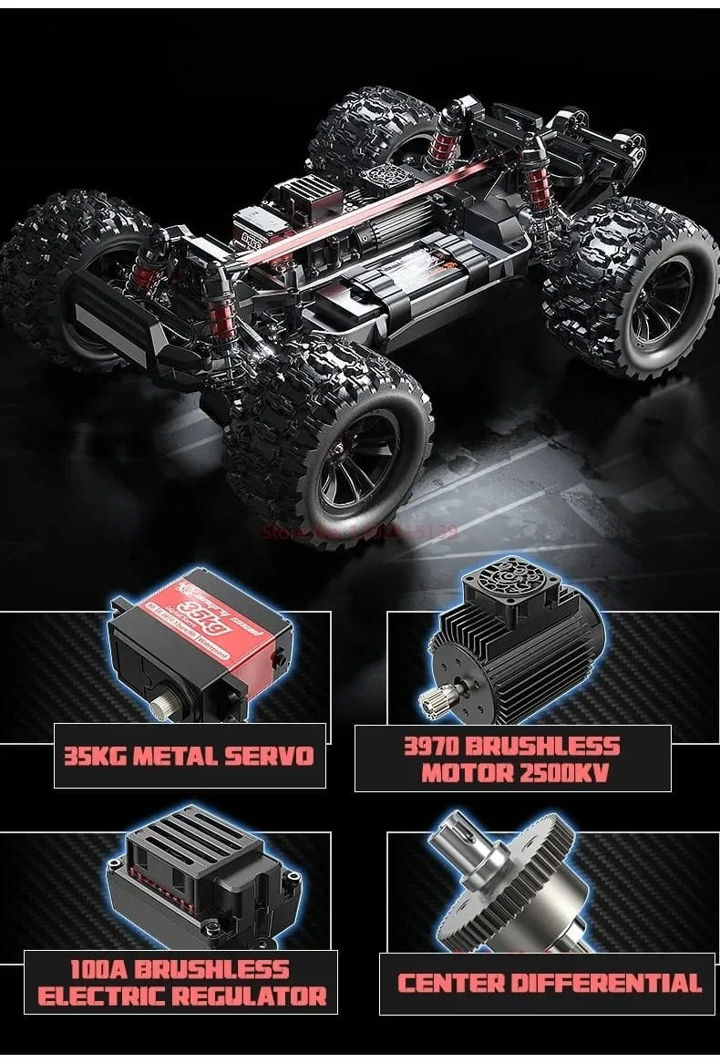 New Meijiaxin 10280 1/10 Little Monster Brushless High Speed RTR Car | Udumag Toys