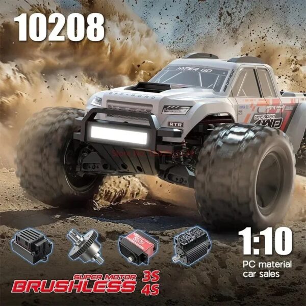New Meijiaxin 10280 1/10 Little Monster Brushless High Speed RTR Car