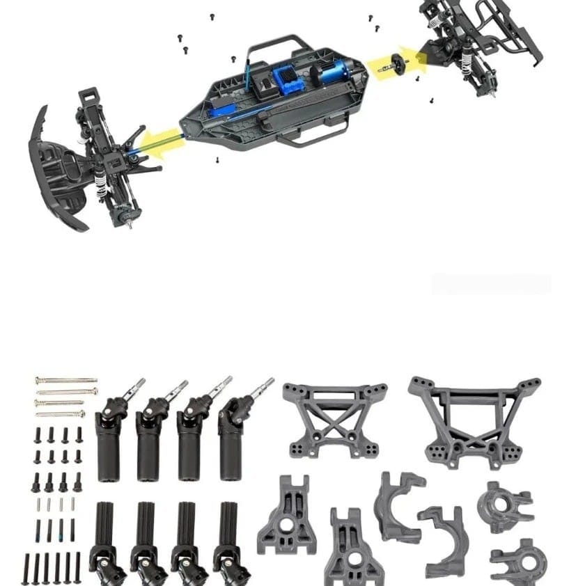 Traxxas Raptor 1/10 Scale Raptor F150 4WD Pickup short truck Off-Road RTR | Udumag Toys