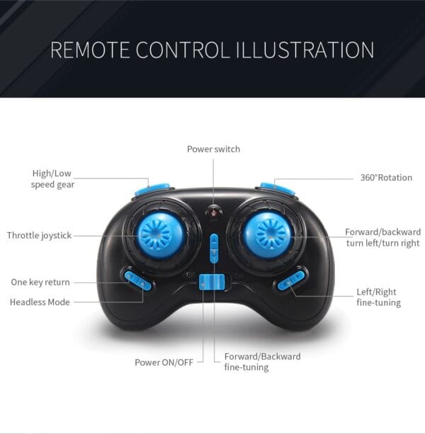 RC H36 Mini Remote Control Drone 6-axis Headless Mode Childrens Toy - Image 5