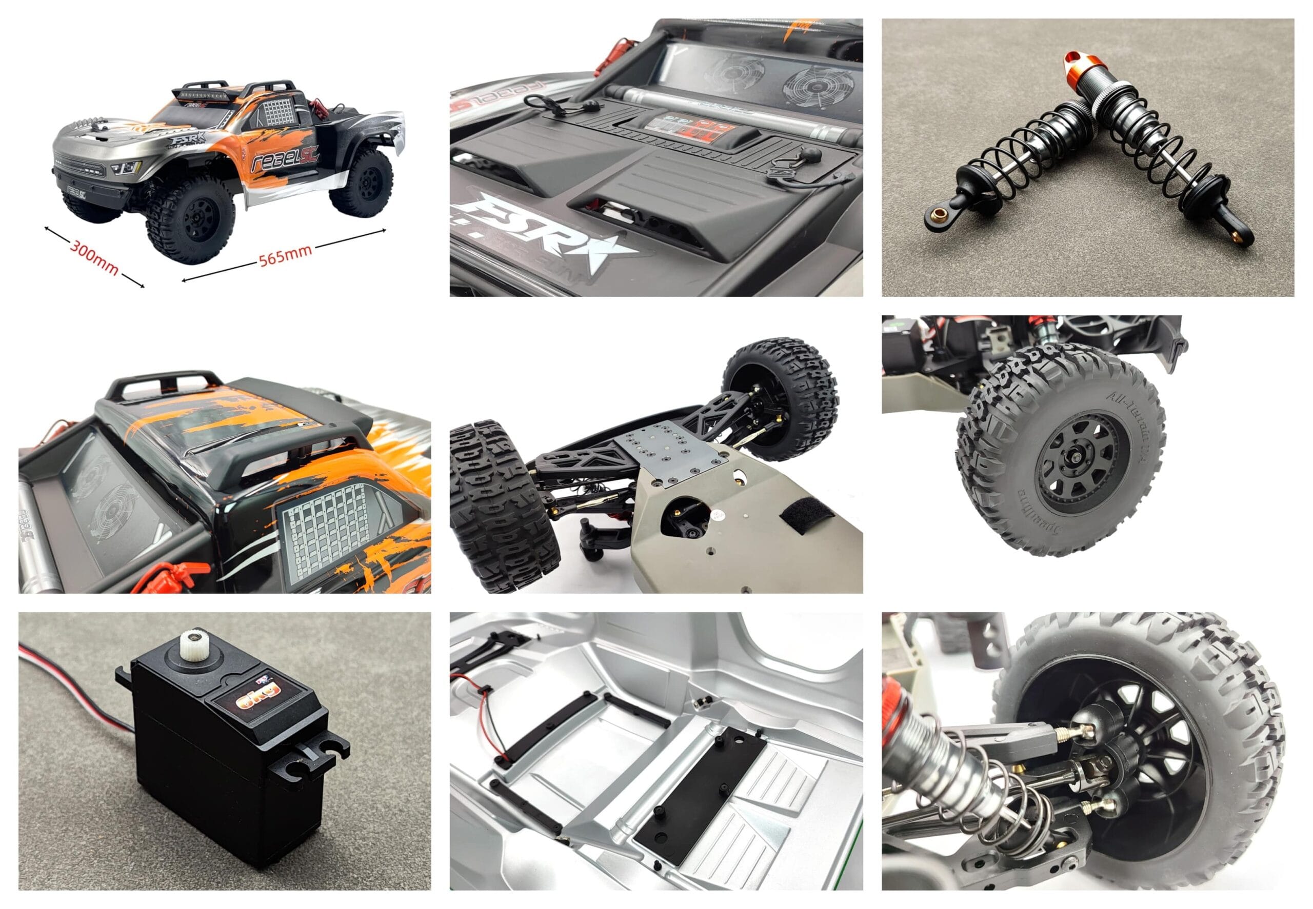 FSR Rebel SC 1/10 3S Brushless Speed Short Truck Off-Road Vehicle | Udumag Toys