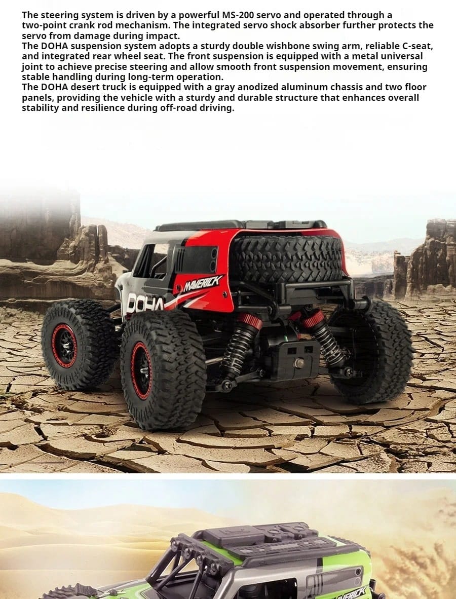 HPI MAVERICK DOHA 1/20 4WD 2.4 GHz brushed RC Desert Truck Off-Road vehicle | Udumag Toys
