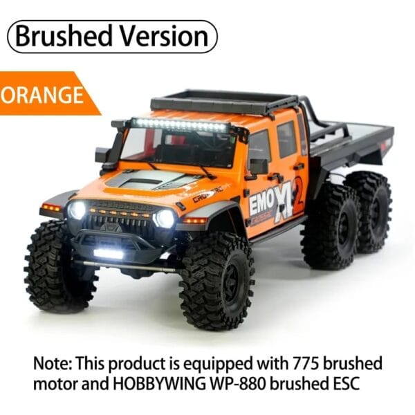 CROSSRC EMO XL2 6X6 1/8 Scale RC Crawler RTR Vehicle Brushed/Brushless - Image 10