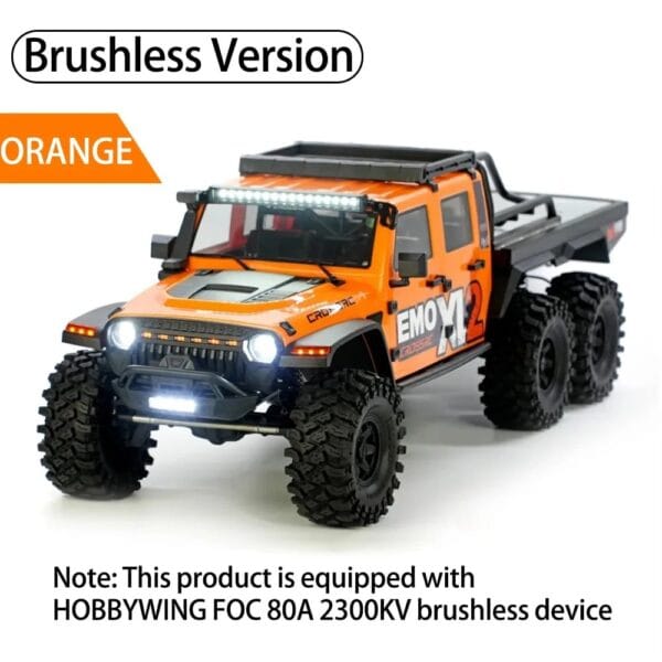 CROSSRC EMO XL2 6X6 1/8 Scale RC Crawler RTR Vehicle Brushed/Brushless - Image 9
