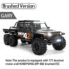 CROSSRC EMO XL2 6X6 1/8 Scale RC Crawler RTR Vehicle Brushed/Brushless - Gray