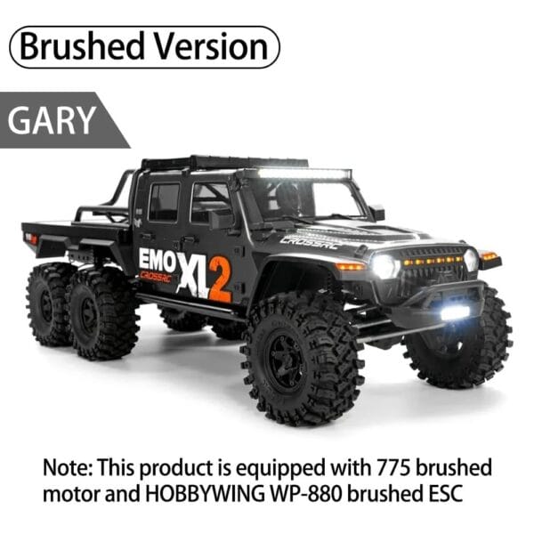 CROSSRC EMO XL2 6X6 1/8 Scale RC Crawler RTR Vehicle Brushed/Brushless - Image 8