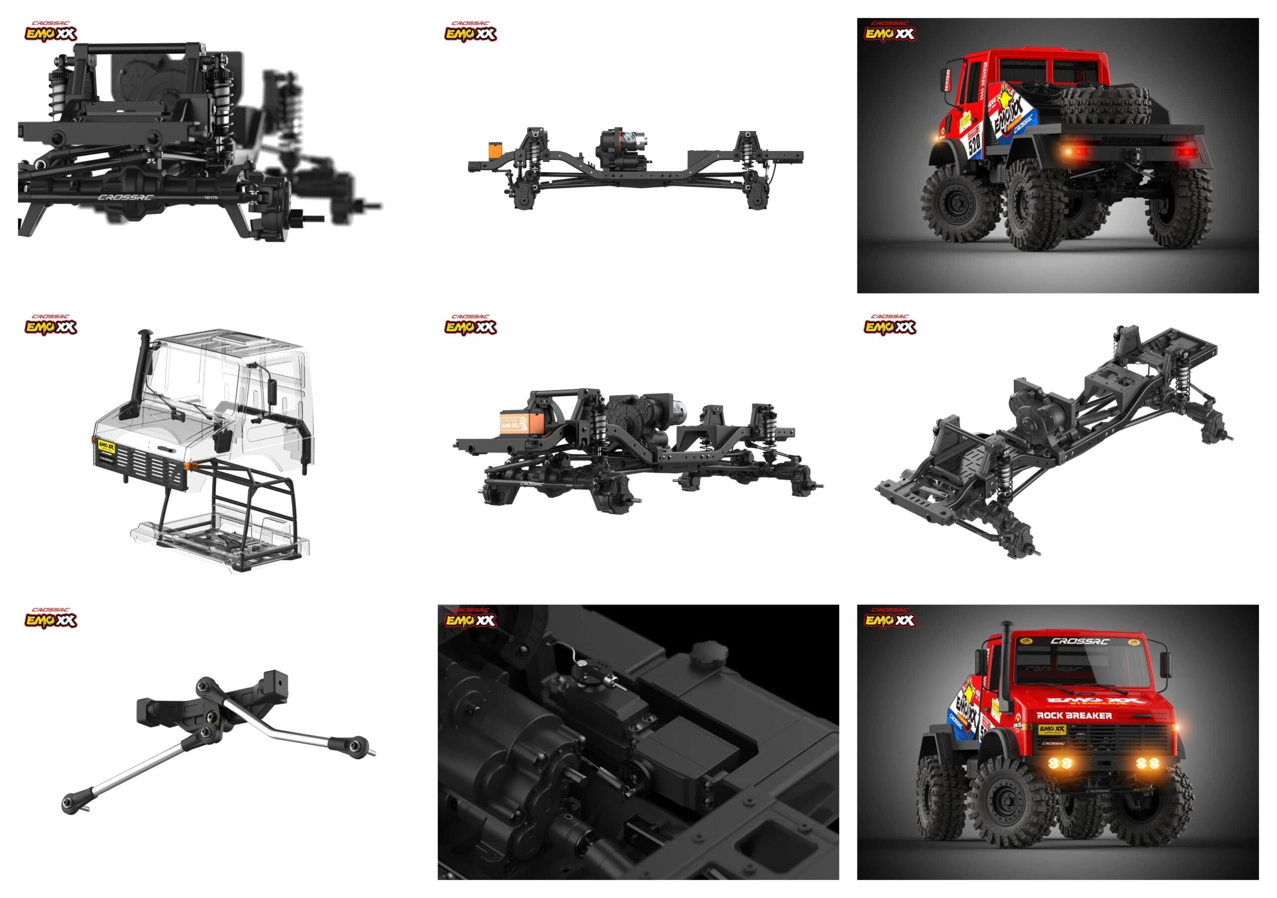 Crossrc Emo Xx 1/6 Dinosaur Electric Climbing Off-Road Model Car Adult Toy Car Gift | Udumag Toys