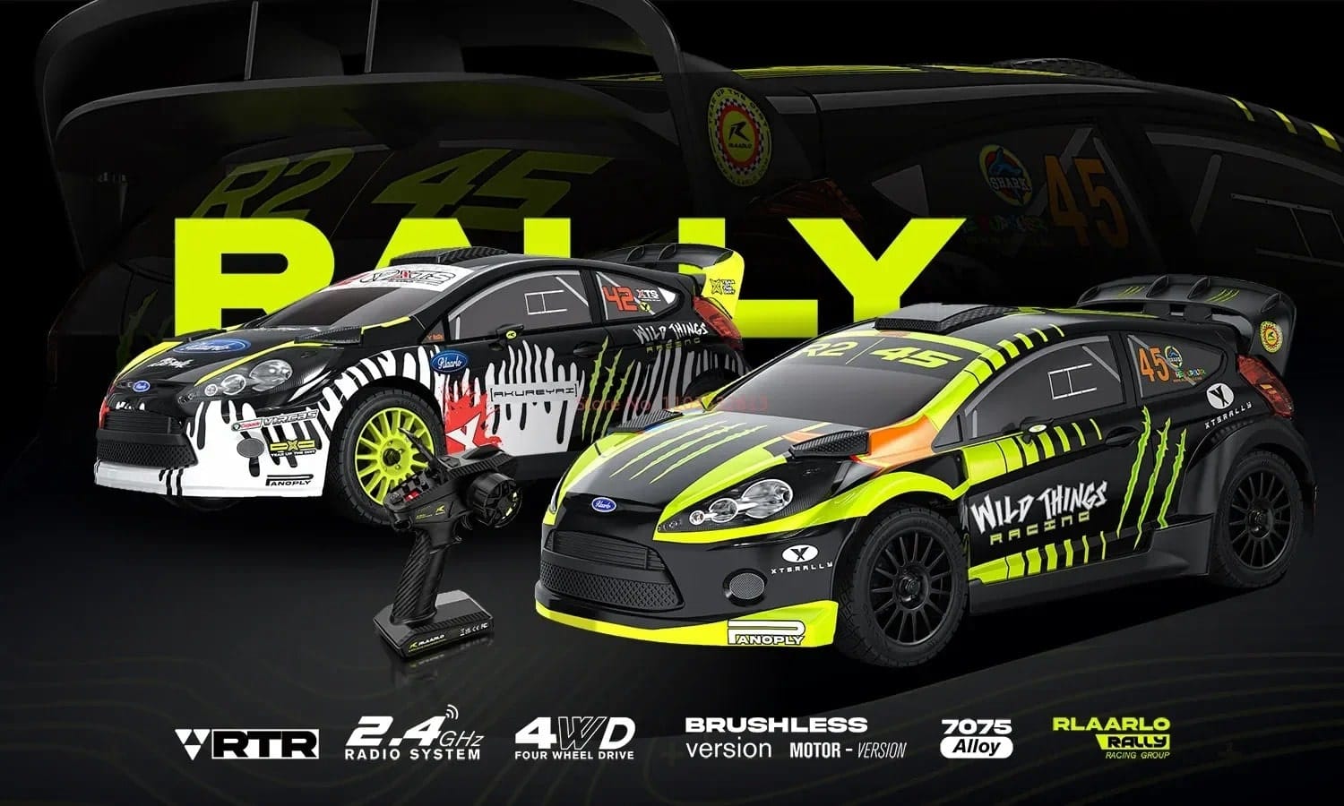 XTS F10 Rally 1/10 RC Remote Control Car Electric 4WD Drift Off Road Model Toy | Udumag Toys