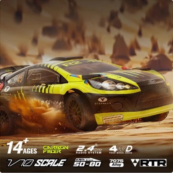 XTS F10 Rally 1/10 RC Remote Control Car Electric 4WD Drift Off Road Model Toy