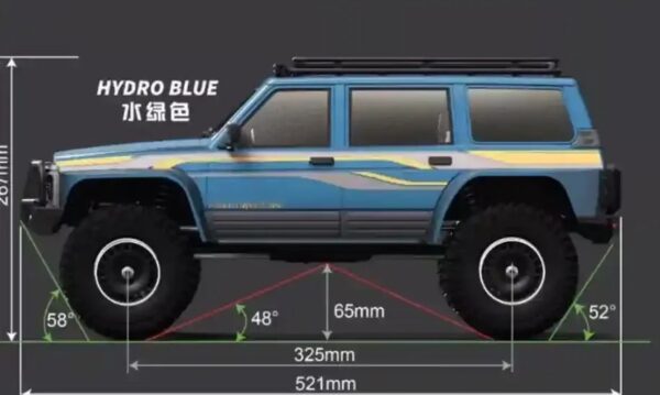 YIKONG YK4107 Remote Control 1/10 Climbing Off Road Vehicle Toy - Image 7