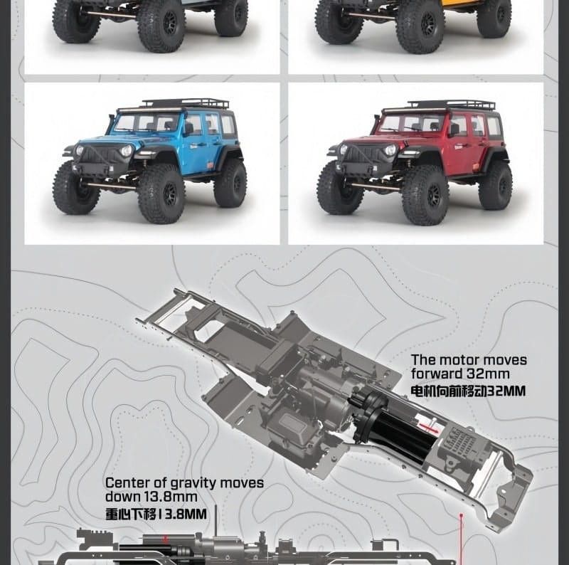 1/8 YK4082 V3 RC Remote Control Climbing 4WD Off Road Vehicle | Udumag Toys