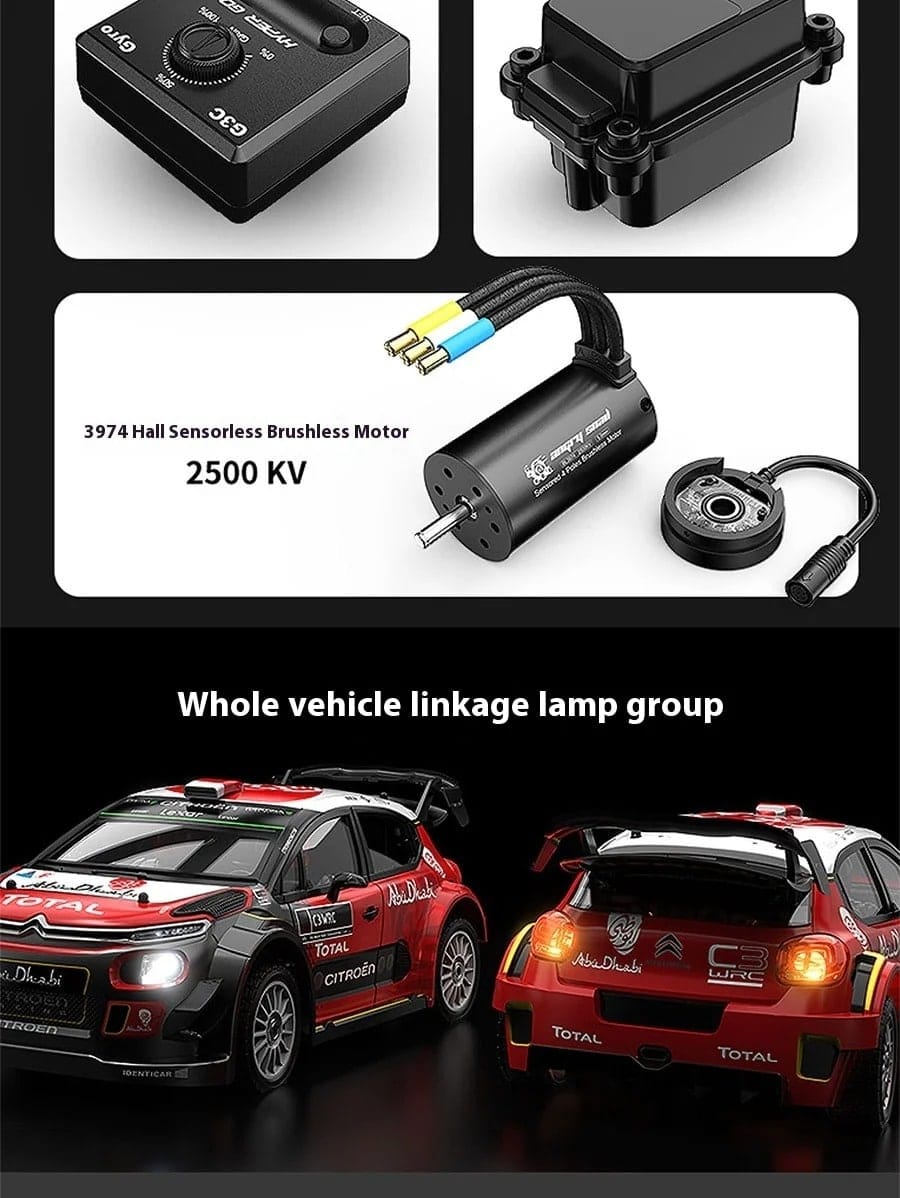 Car Rc HYPER 1/7 Brushless 7303 C3 Brushless High-Speed Off-Road Vehicle | Udumag Toys