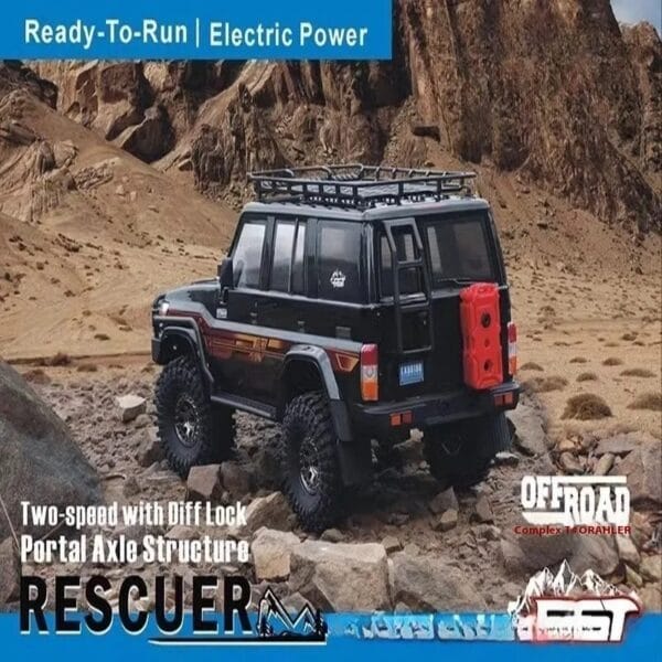 Rgt EX86190 1/10 Remote Control Electric Climbing Car Lc76 Off-Road Vehicle - Image 5
