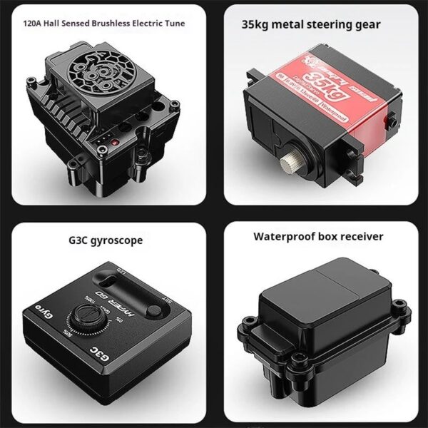Car Rc HYPER 1/7 Brushless 7303 C3 Brushless High-Speed Off-Road Vehicle - Image 6