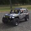 1/7 RC Wrangler CK5811 Off-Road Outdoor Remote Control Climbing Vehicle Brushed Toy - GRAY