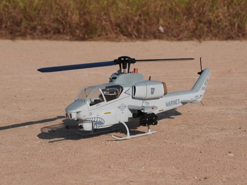 Robann 470AH-1 Remote Control Cobra Military Simulation Helicopter RTF | Udumag Toys