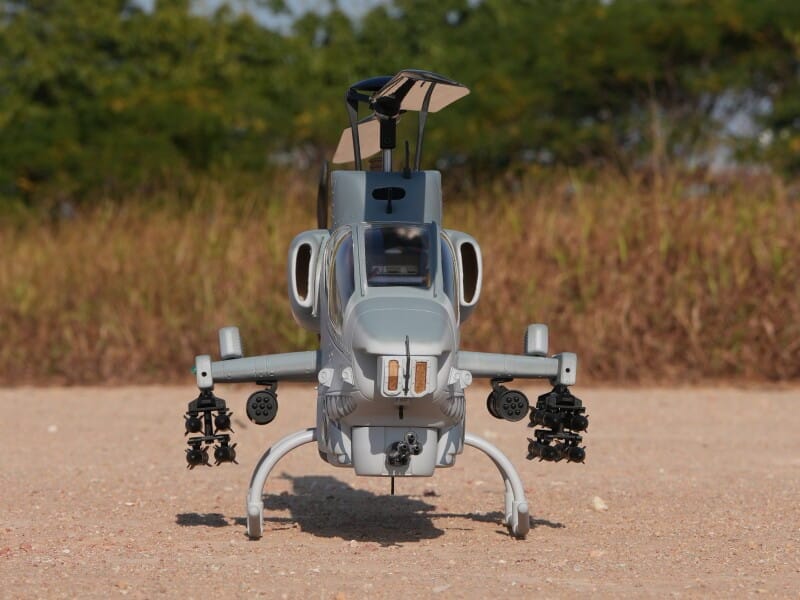 Robann 470AH-1 Remote Control Cobra Military Simulation Helicopter RTF | Udumag Toys