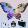 Magical LED RC Butterfly Drone Flying Bionic Insect Toy with Colorful Wings Wedding Proposal Birthday Party Décor - B