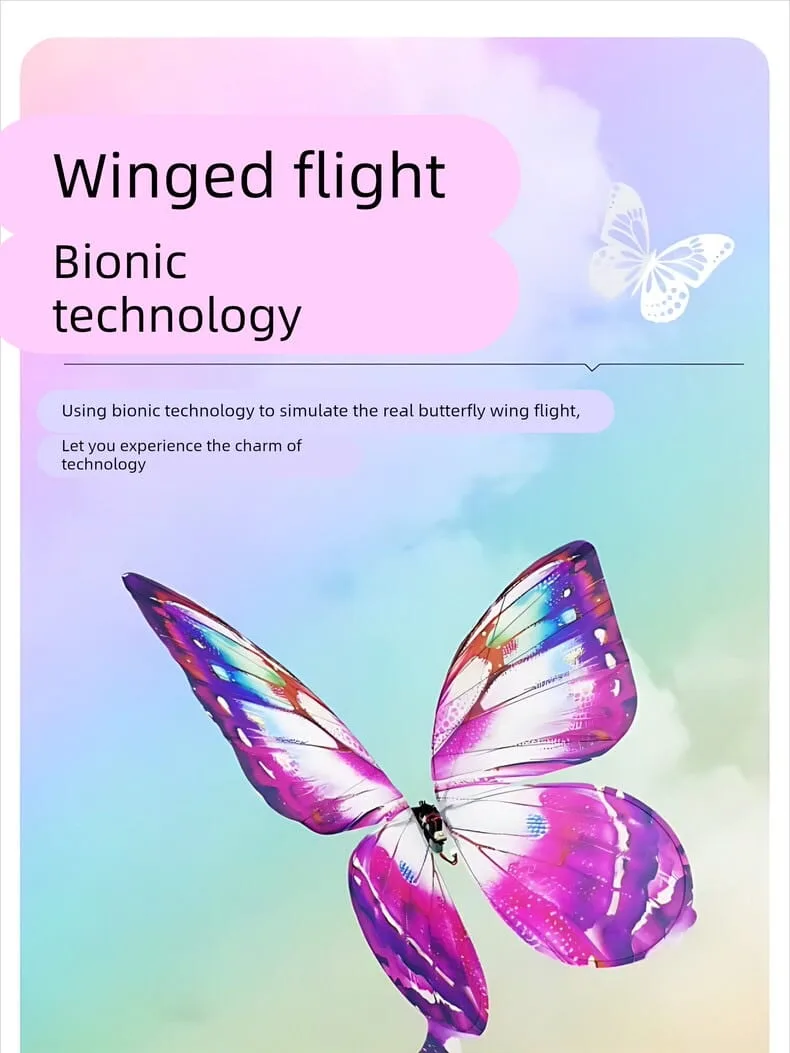 Magical LED RC Butterfly Drone Flying Bionic Insect Toy with Colorful Wings Wedding Proposal Birthday Party Décor | Udumag Toys Magical LED RC Butterfly Drone Flying Bionic Insect Toy with Colorful Wings Wedding Proposal Birthday Party Décor | Udumag Toys