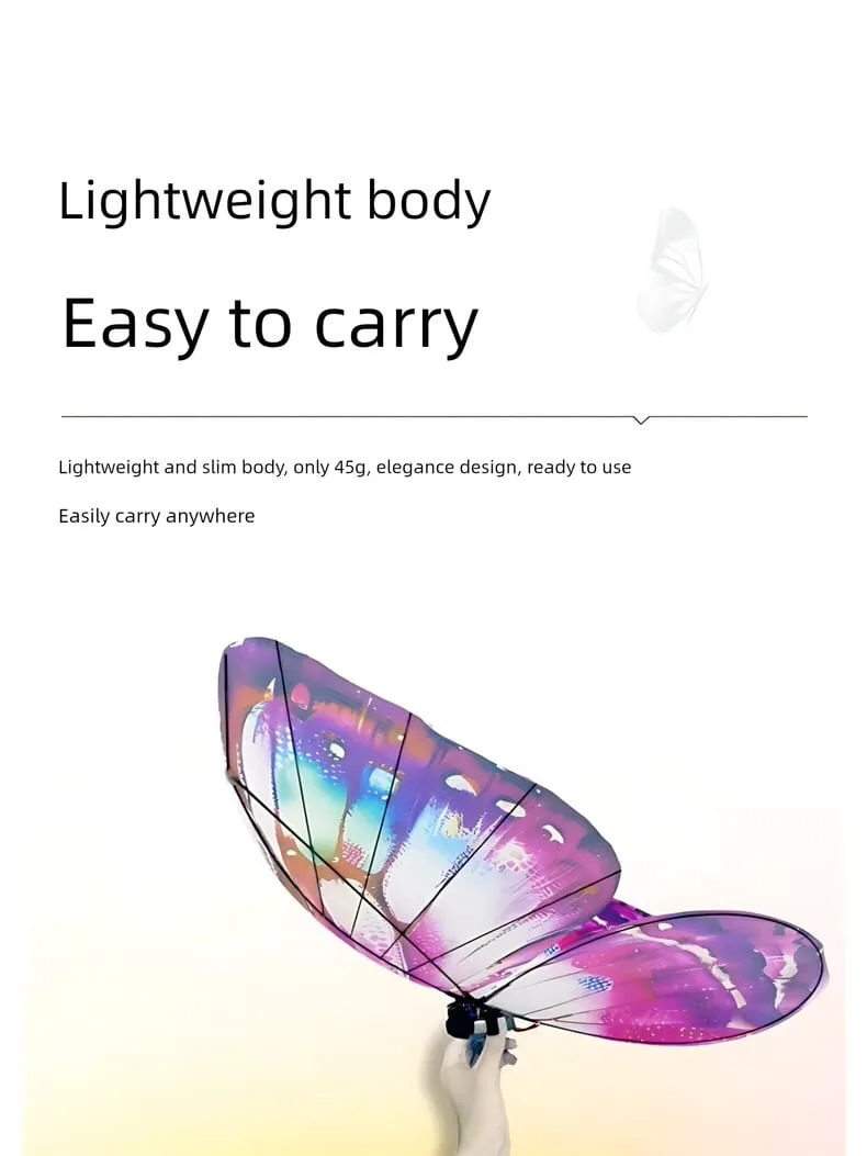 Magical LED RC Butterfly Drone Flying Bionic Insect Toy with Colorful Wings Wedding Proposal Birthday Party Décor | Udumag Toys Magical LED RC Butterfly Drone Flying Bionic Insect Toy with Colorful Wings Wedding Proposal Birthday Party Décor | Udumag Toys